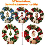 3D Fabric Poke Wreath DIY Kit Christmas Handmade Wreath Craft Set Party Decor