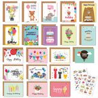 Birthday Greeting Cards Set With Envelopes Colorful DIY Birthday Wish Cards AU