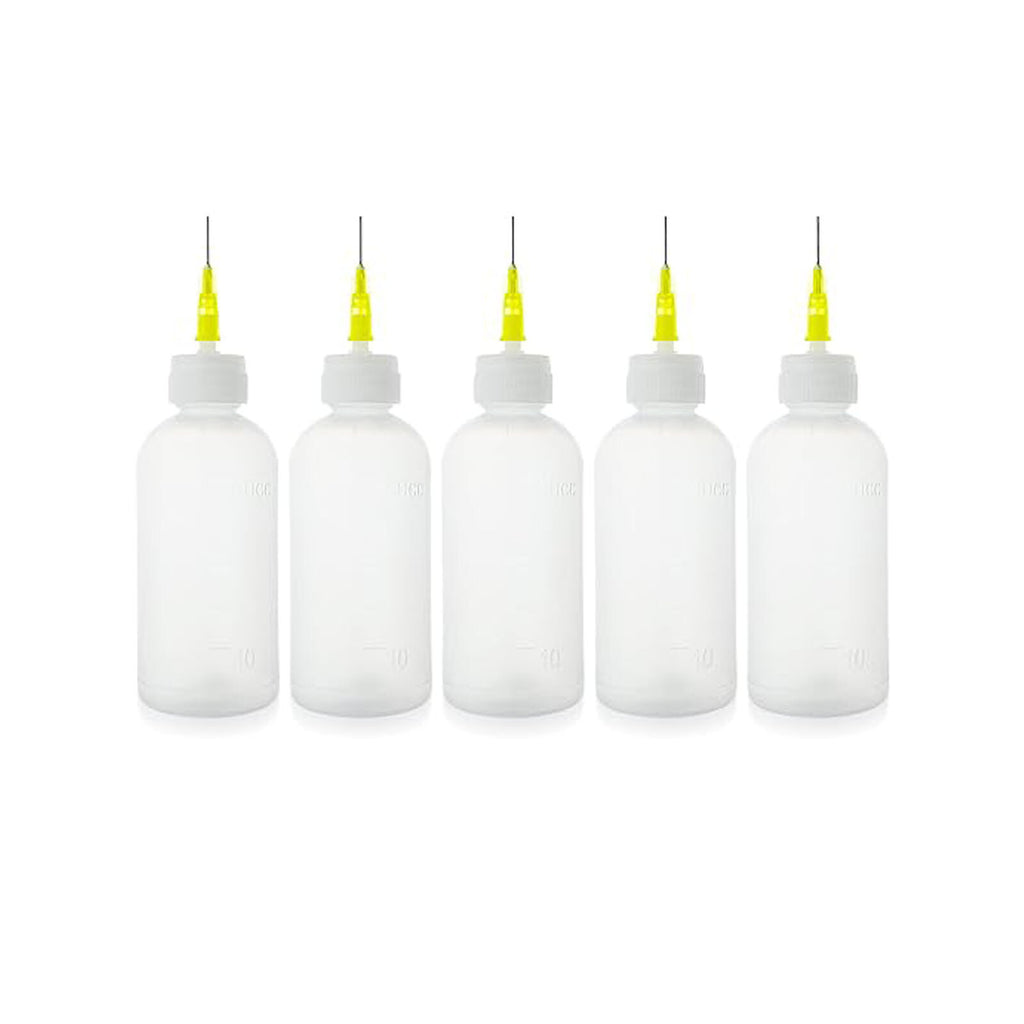 5PCS 50ml Needle Oiler Bottle Precision Glue Applicator Squeeze Dispenser Bottles
