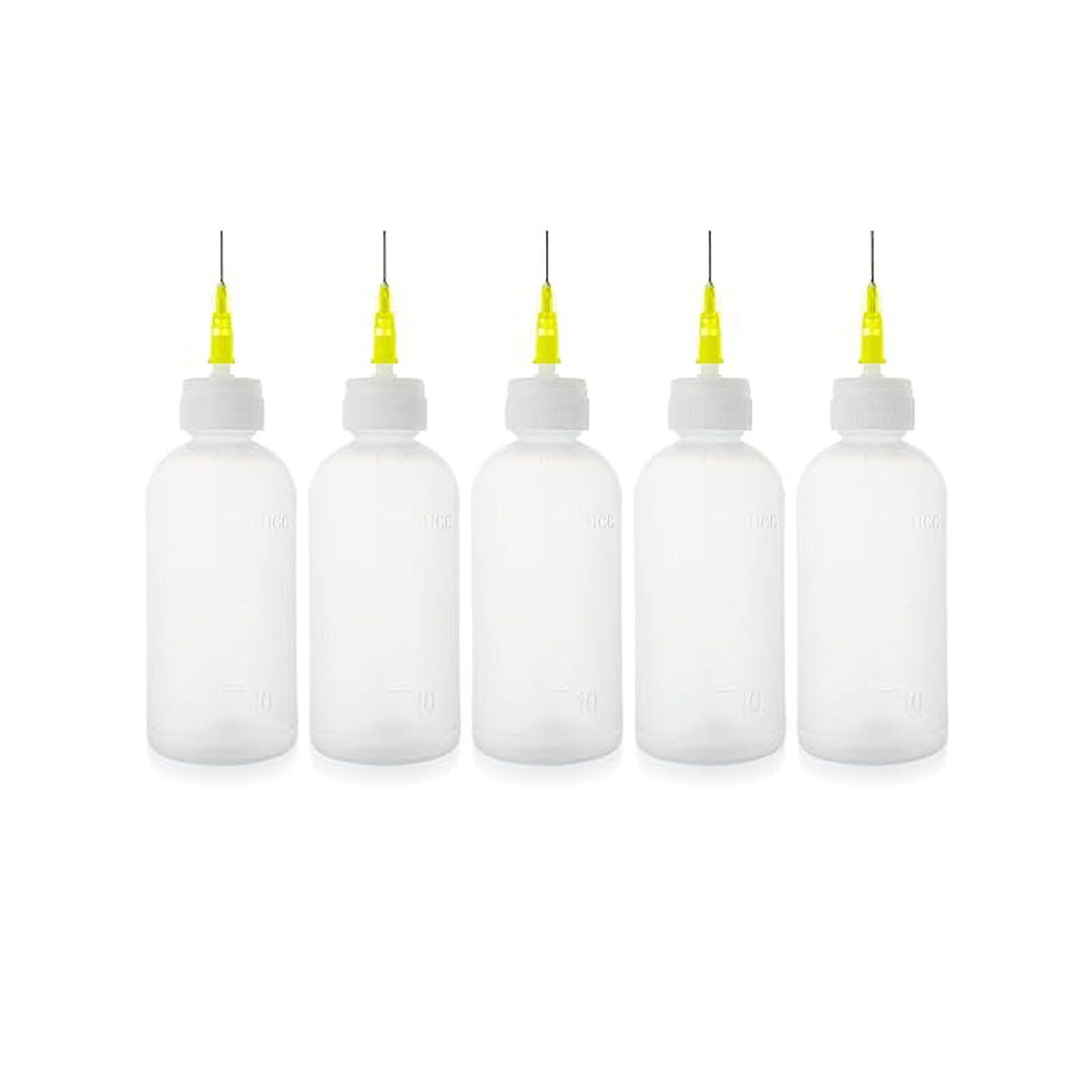 5PCS 50ml Needle Oiler Bottle Precision Glue Applicator Squeeze Dispenser Bottles