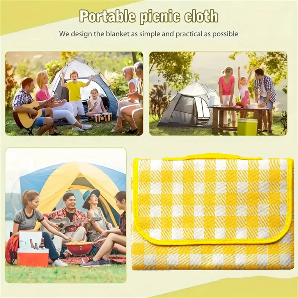 Large Waterproof Picnic Blanket Outdoor Beach Mat Camping Picnic Rug AU