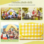 Large Waterproof Picnic Blanket Outdoor Beach Mat Camping Picnic Rug AU