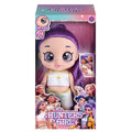 13 inch purple hair big eye doll in its window gift box