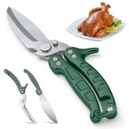 2pcs Heavy Duty Kitchen Scissors | Stainless Steel Meat Bone Shears & Beer Opener