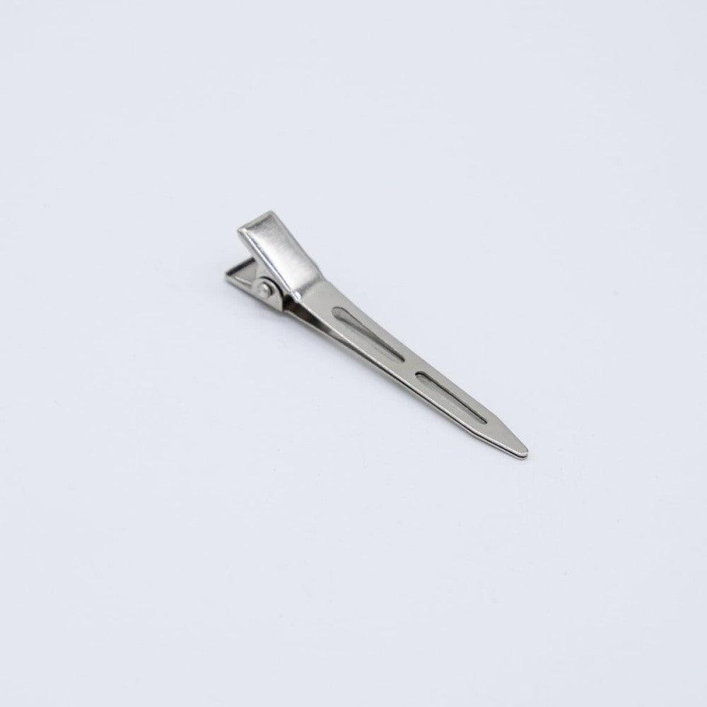 60Pcs Hairdressing Sectioning Hair Clips Duck Bill Hairpin Salon Metal Curl Clip