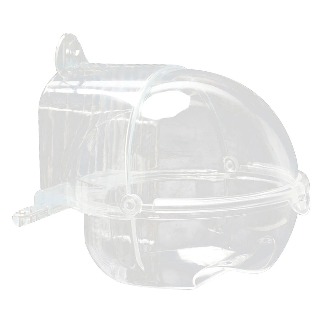 Round Hanging Bird Bath Tub for Cage – Plastic Parrot Bird Bath Bowl for Small Birds