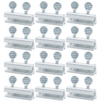 12 Pack Sliding Window Door Safety Locks - Aluminium Security Child Safety Stops Silver