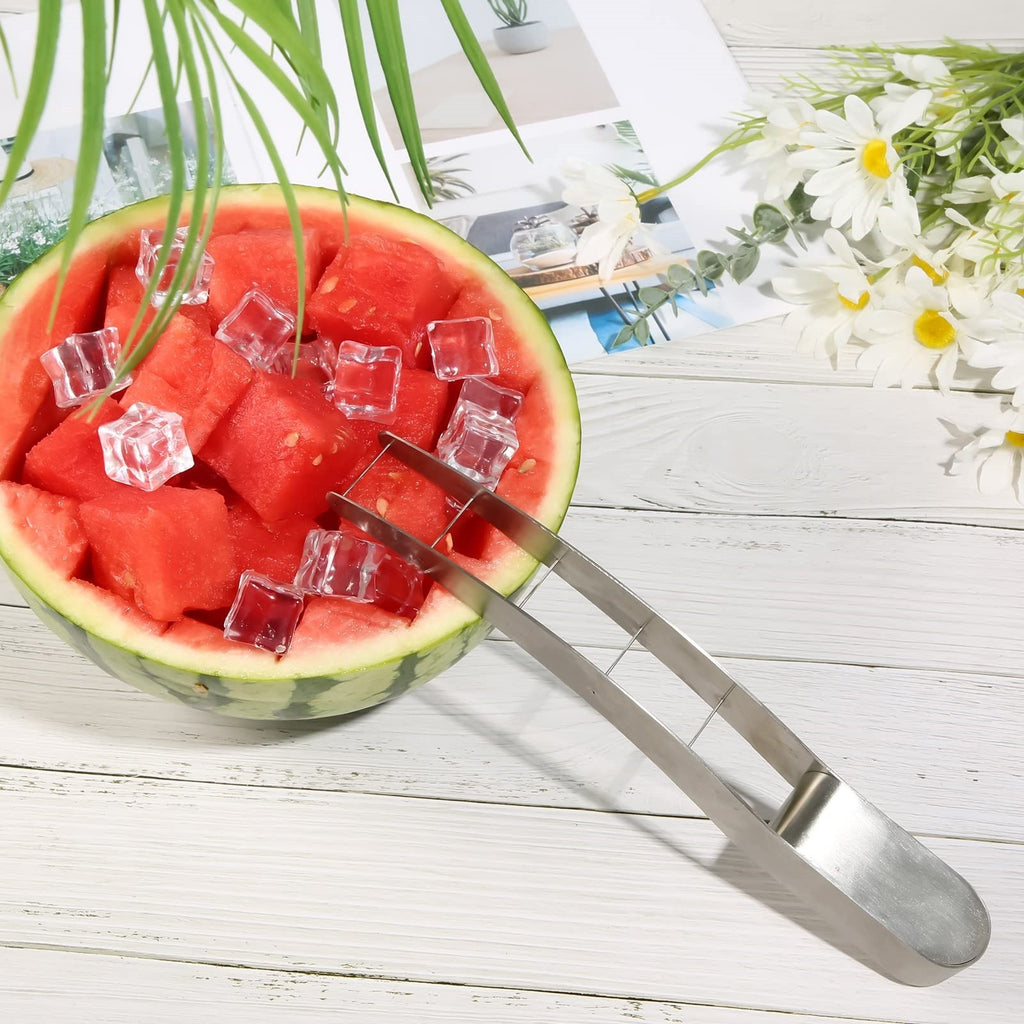 Stainless Steel Watermelon Slicer Cutter Multifunctional Fruit Fork Kitchen Tool