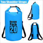 Waterproof Dry Bag Sack | Roll Top Outdoor Bag for Fishing Camping Kayak Canoeing 2/5/10L