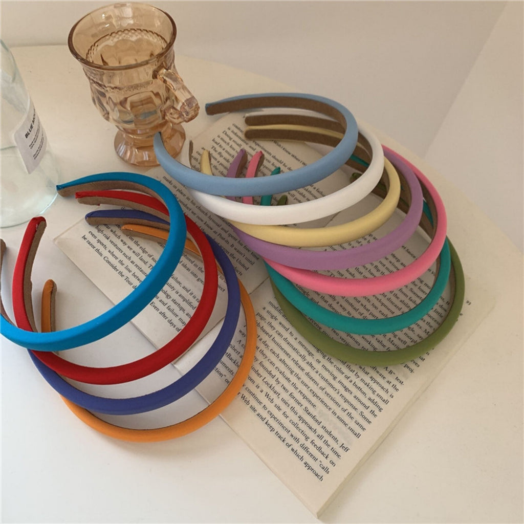68pcs Satin Headbands Set for Women & Girls | 10mm Alice Bands Hair Accessories (Multi-Color)