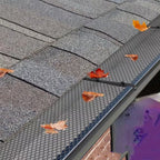 2PCS Leaf Protector Gutter Guard Mesh Set 600x16cm - Protective Net Guards with 60 Ground Spikes