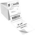 4x6 Thermal Direct Shipping Labels 500 Pack - Fan Fold 100x150mm White Sticker Labels