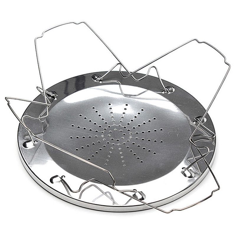 Toast rack holding four bread slices