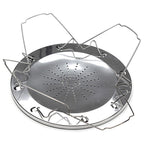 Toast rack holding four bread slices