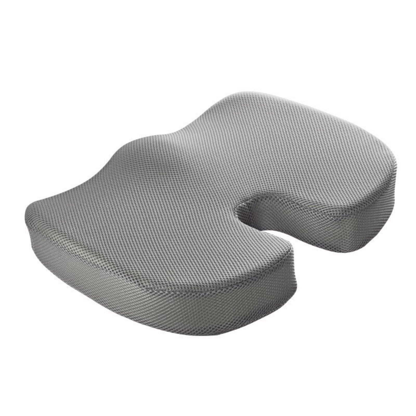 Orthopaedic Memory Foam Seat Cushion Chair Support Pillow for Back Pain Relief