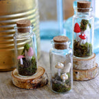 100PCS 40ml Glass Vials with Cork Stoppers - Mini Wish Bottles and Storage Jars