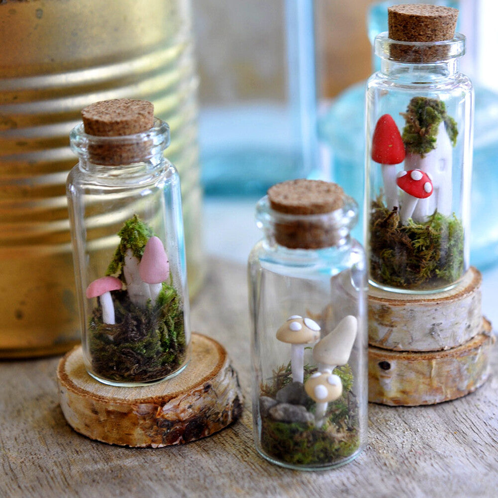 100PCS 40ml Glass Vials with Cork Stoppers - Mini Wish Bottles and Storage Jars