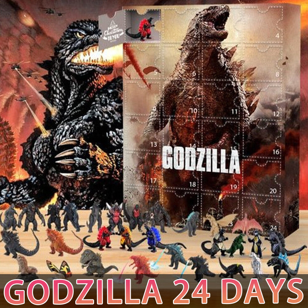 Monster advent calendar box with 24 giant monster mini figures