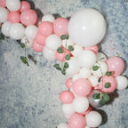 154PCS Pink White Gold Balloon Arch Garland Kit – Wedding Birthday Party Decoration Set