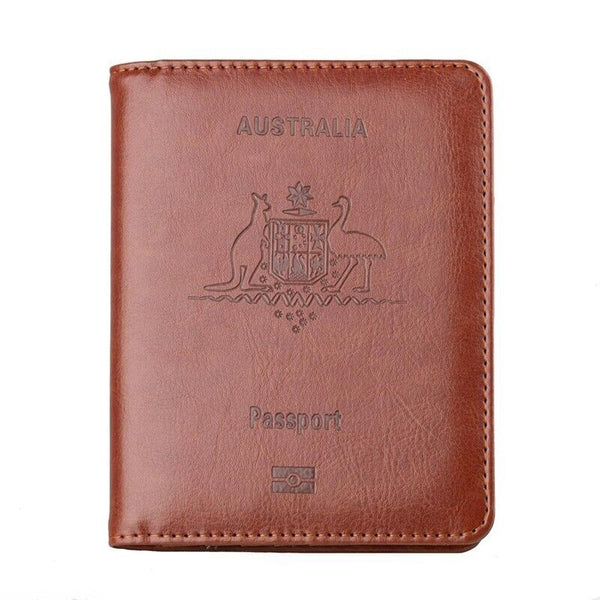 RFID Passport Holder Wallet – Australia Passport Cover with Card Slots, 11 Colours