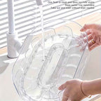 360° Rotating Fridge Organizer Tray – Lazy Susan Kitchen Storage Container