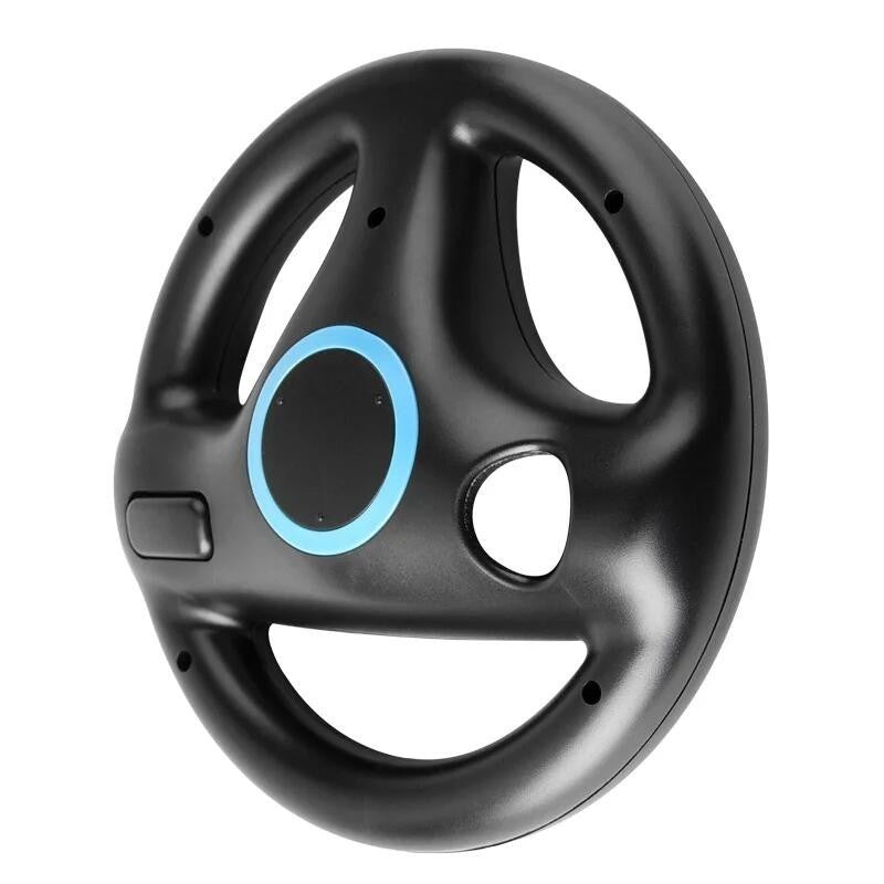 Black Wii wheel side view