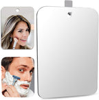 Anti-Fog Shower Mirror – Fogless Shaving Mirror for Bathroom (17 × 13cm)