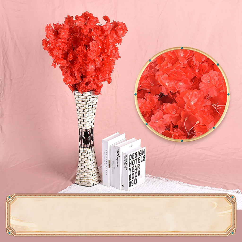 Artificial Cherry Blossom Flower Branch 95cm Silk Wedding Party Home Decoration