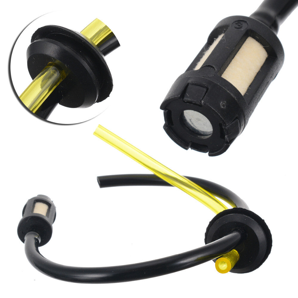 2 Set Whipper Snipper Fuel Line Filter Hose Pipe Tank Kit for Brush Cutter Trimmer AU