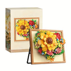 DIY Sunflower Building Block Set – Flower Plant Model Home Office Decoration (1/2 Set)