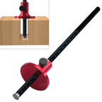 2PCS Woodworking Wheel Marking Gauge Set - Solid Metal Bar Scriber Tool with Metric and Inch Scale