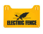 20pcs Electric Fence Warning Signs | Double Sided Caution Signs for Wire, Tape & Mesh