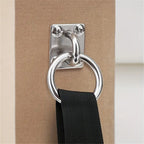 4PCS Stainless Steel 304 Pad Eye Plate Square Eyelet Marine Shade Sail Mounting Kit