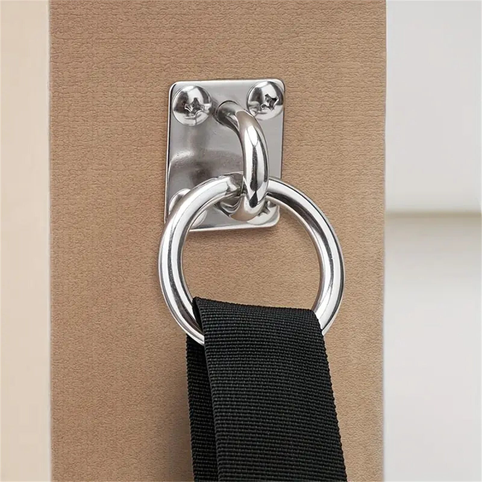 4PCS Stainless Steel 304 Pad Eye Plate Square Eyelet Marine Shade Sail Mounting Kit
