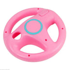 Pink Wii wheel angled