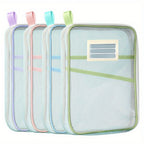 2 Pack A4 Zipper File Folder Document Storage Bags – Large Capacity Nylon Organiser Pouches