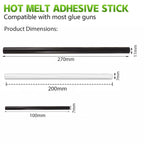 Hot Melt Glue Sticks Clear/Black Adhesive For Glue Gun Heating Craft 7mm 11mm
