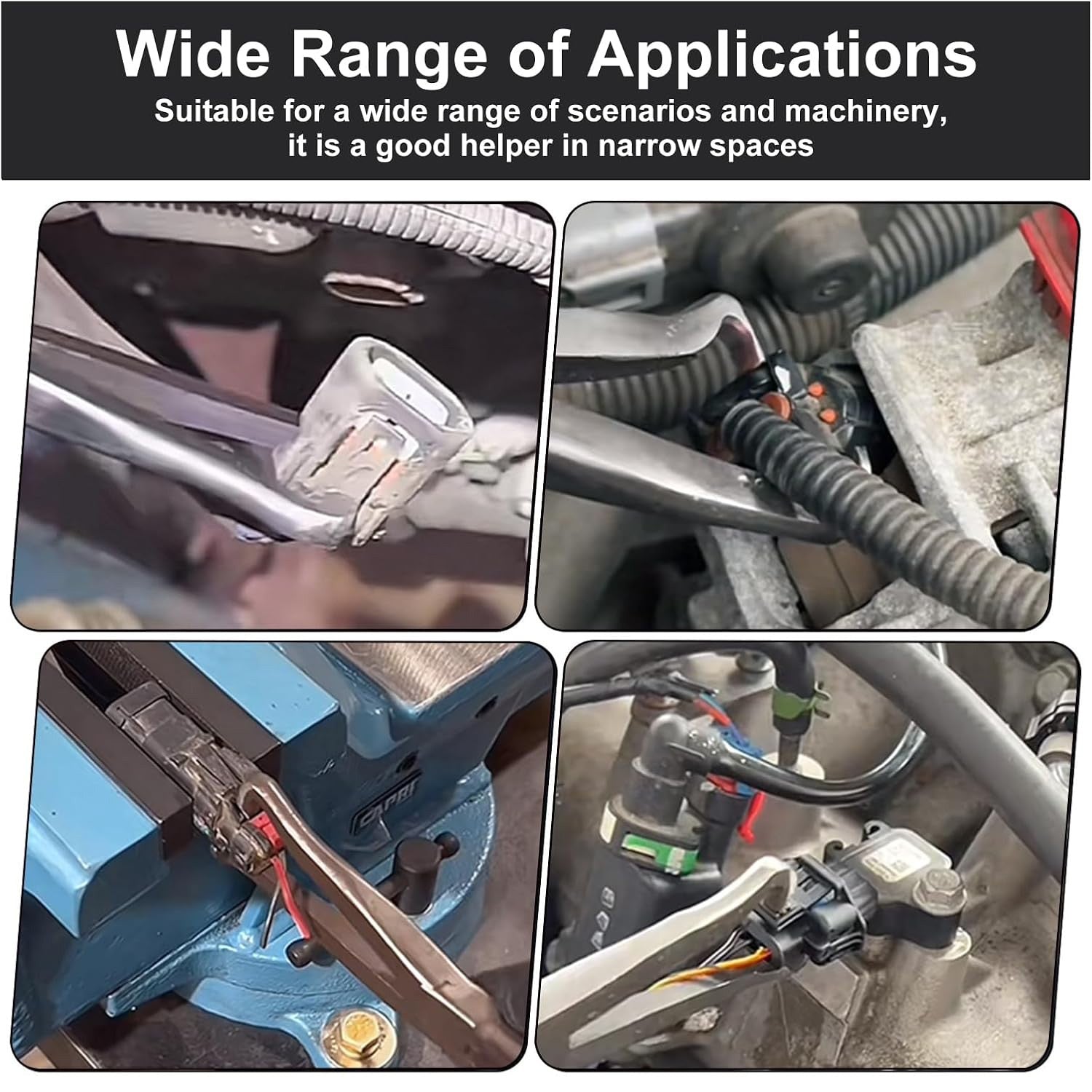 2pcs Electrical Connector Disconnect Pliers | Automotive Plug Removal Tool