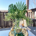 72pcs Artificial Palm Leaves Tropical Monstera Decor | Jungle Party & Home Decoration