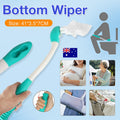 Bottom Wiper Toilet Aid Long Reach Tissue Wiping Assist for Elderly Disabled Mobility Support