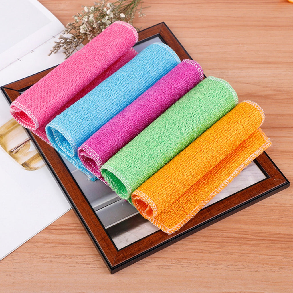 10/20pcs Microfiber Cleaning Cloth Kitchen Dish Towels Car Wash Drying Cloth