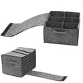 2pcs Caravan Tableware Storage Bag Set | Felt Plate & Cup Holder Organizer for Camping