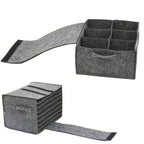 2pcs Caravan Tableware Storage Bag Set | Felt Plate & Cup Holder Organizer for Camping