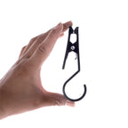 4PCS Outdoor Tent Canopy Clip Hooks - Camping Cloth Clamp Holder Accessories