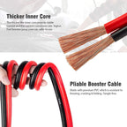 3000A Heavy Duty Jumper Leads 6M – Car Battery Booster Cables with Surge Protection