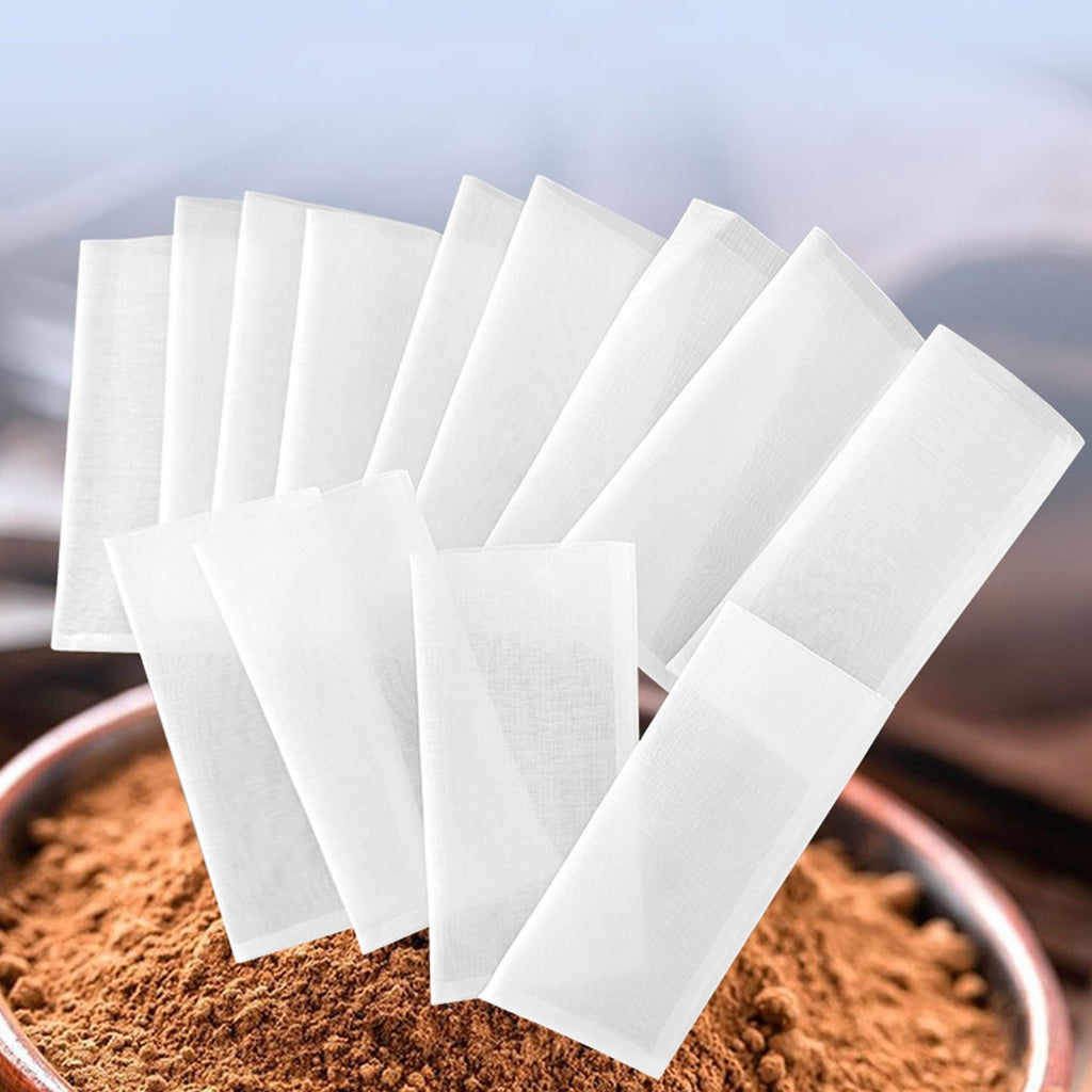 100pcs 90 Micron Nylon Filter Bags | Heat Resistant Tea Press & Fine Mesh Extraction Bags