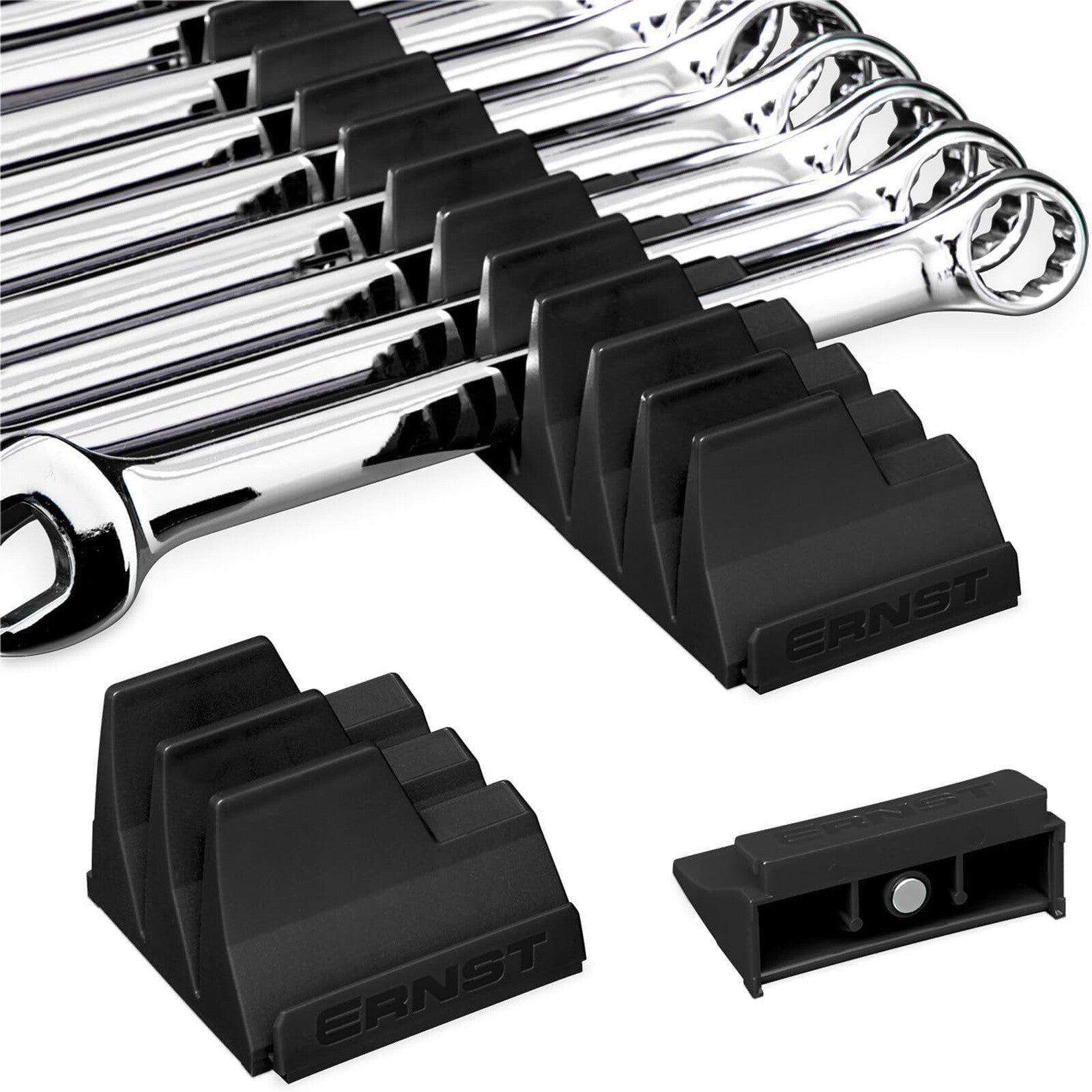 23 Slot Wrench Storage Rack Spanner Organizer Tool Holder Garage Tool Rack