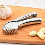Garlic Press Crusher Stainless Steel Garlic Mincer Ginger Chopper Kitchen Tool