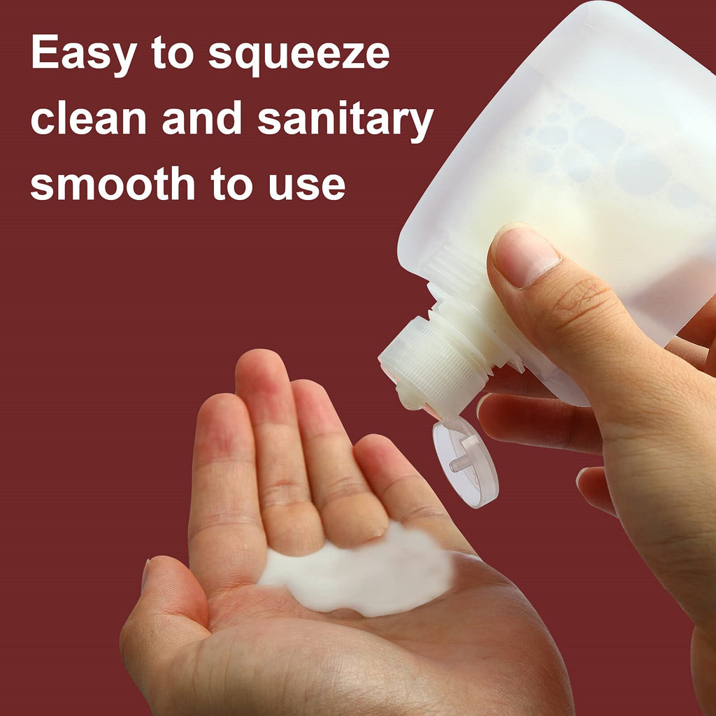 50PCS Reusable Travel Sample Pouches – Empty Plastic Bags for Makeup, Lotion, Shampoo and Liquid Toiletries