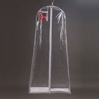 Clear Garment Bag Dustproof Dress Cover PVC Wedding Dress Suit Storage Bag